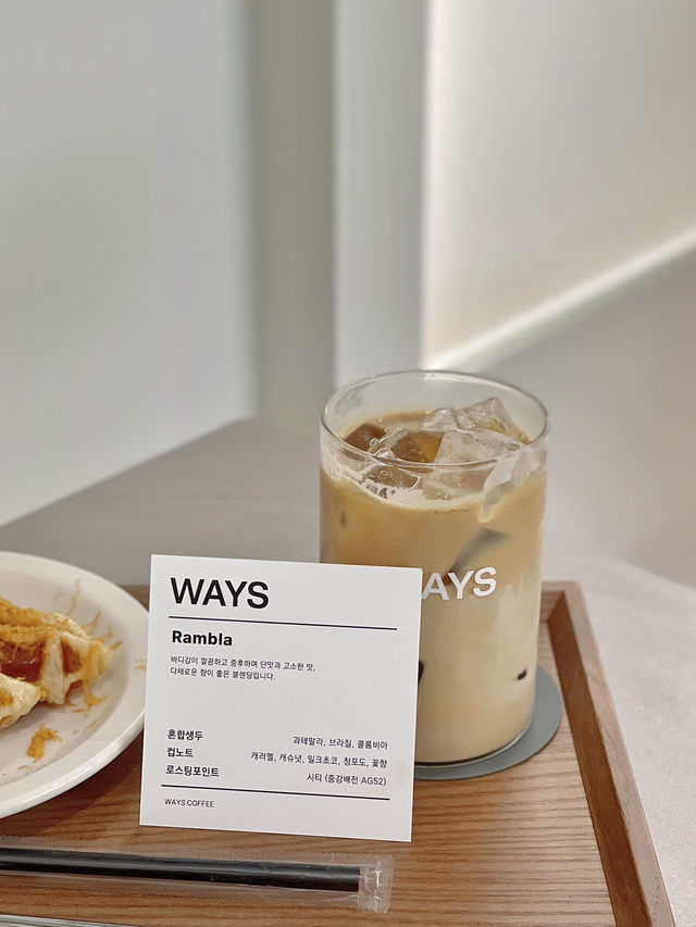 首爾純白色ins風咖啡店-Ways Coffee Roasters