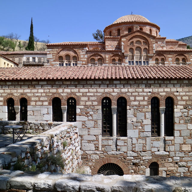 Spectacular Monastery in the mountains 