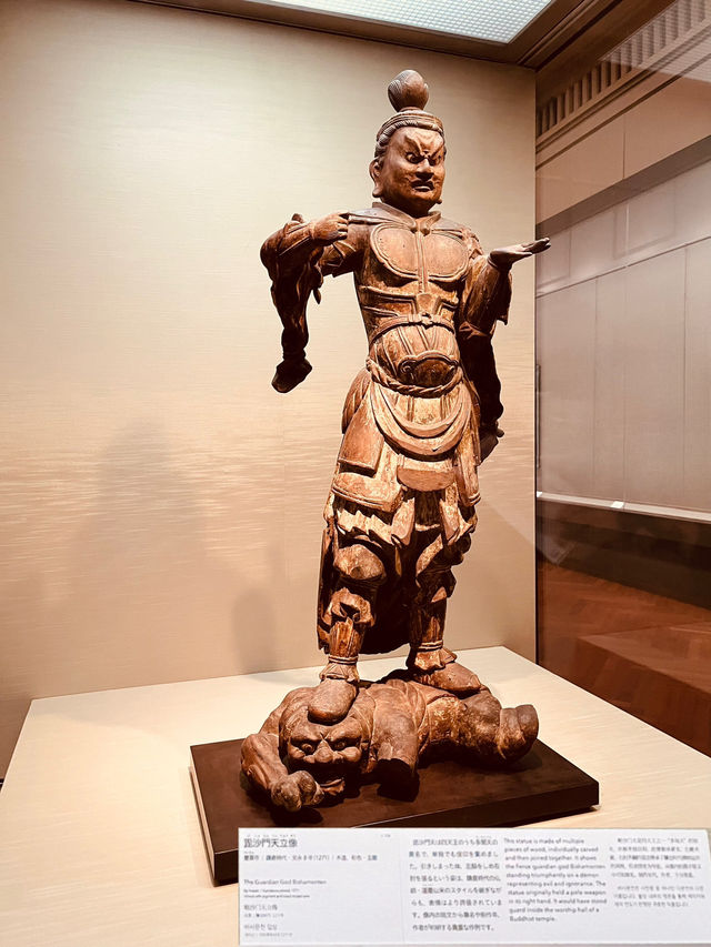 【東京国立博物館】文殊菩薩様に後光が刺しておりました