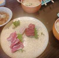 【阿蘇庭 山見茶屋】馬刺し最高❤️