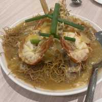 Fresh lobster 🦞 in Sang Har Noodles! 