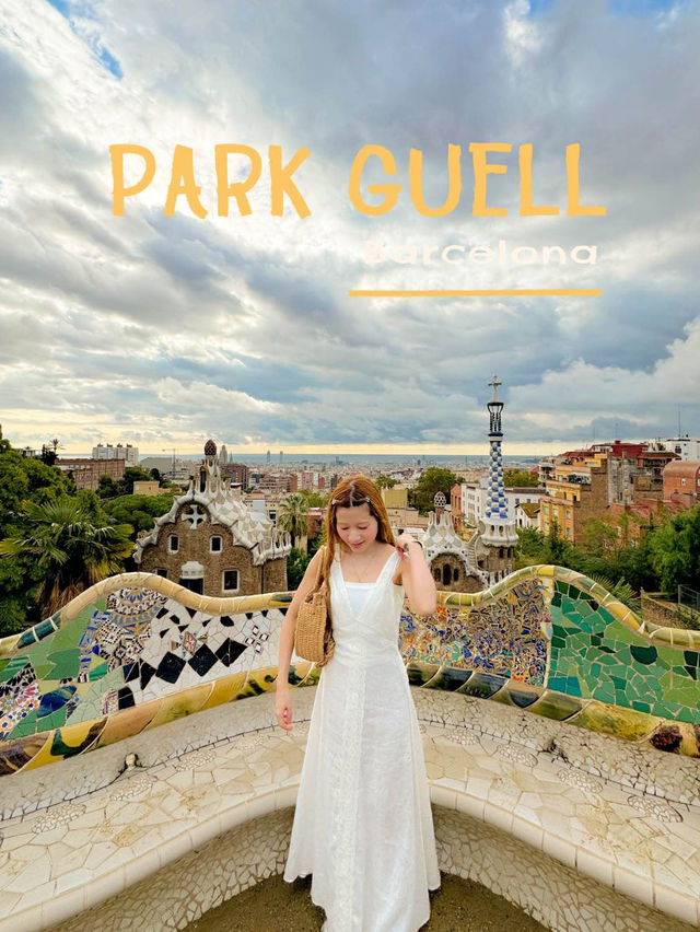 Spain🇪🇸Barcelona ガウディ建築の公園　グエル公園