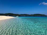 【沖縄】座間味島からすぐ！透き通った海の嘉比島🏝️