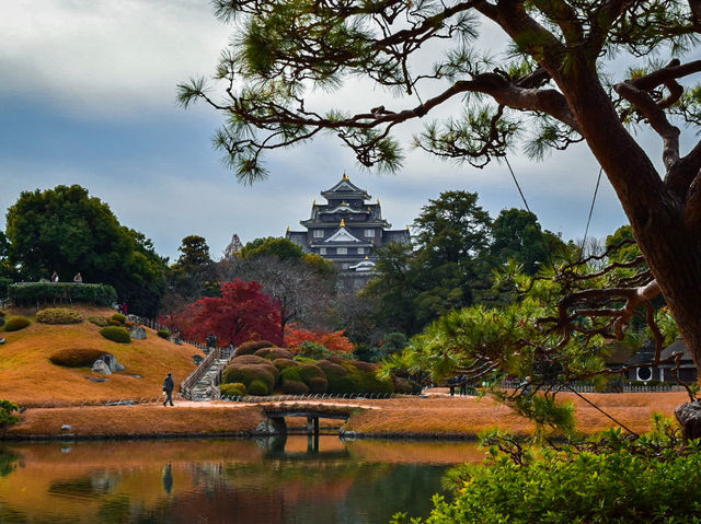 【岡山】日本三名園！秋の後楽園は紅葉が綺麗🍁