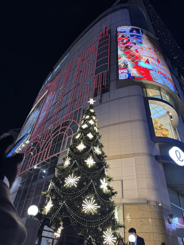 화려한 크리스마스 롯데백화점