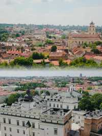 A Summer Afternoon at Vilnius Castle: Panoramic Views of Old Town Charm