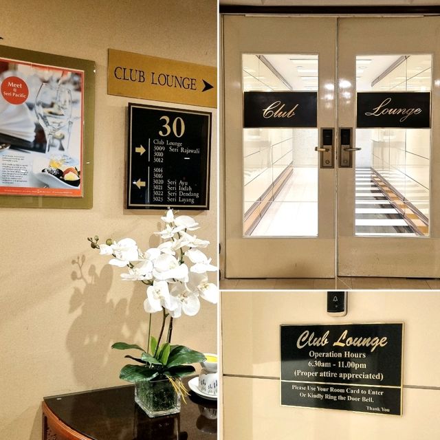 A PREMIUM CLUB LOUNGE RETREAT AT SERI PACIFIC HOTEL, KL