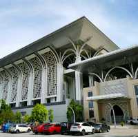 THE FAMOUS STEEL MOSQUE.