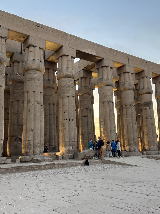 Luxor Temple บรรยากาศ 2 เวลา พระอาทิตย์ตก