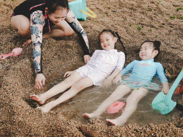 新北｜淺水灣，孩子們的海洋探索樂園！