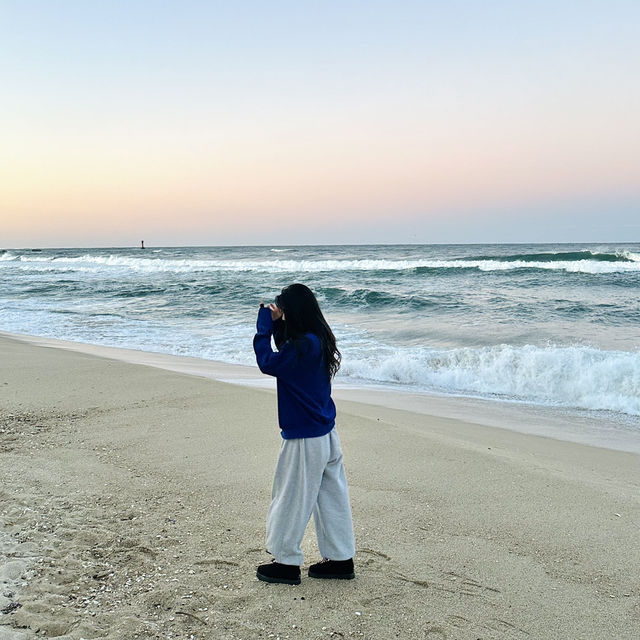 너무 예쁜 강릉 바다 < 강문해변 > 💙