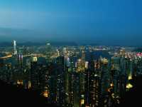 Golden Glow to Neon Brilliance: The Peak at Sunset