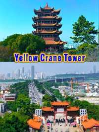Exploring The Yellow Crane Tower, an iconic historical landmark in Wuhan, China. 