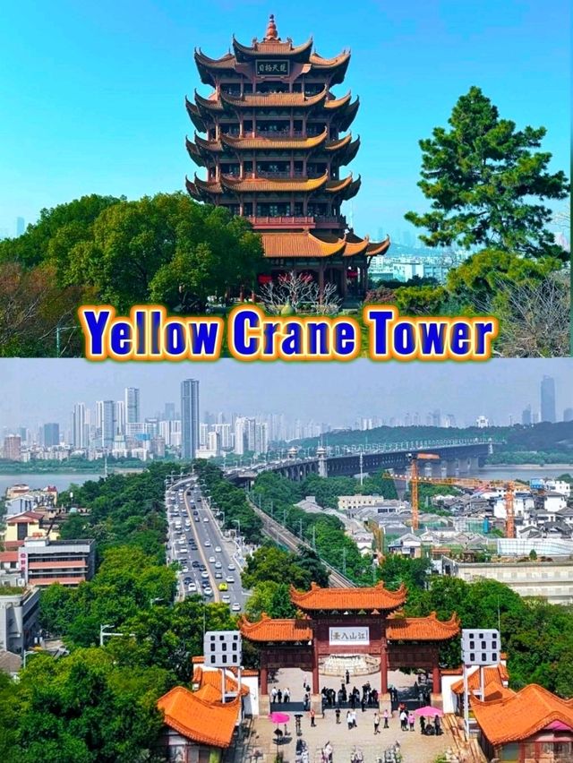 Exploring The Yellow Crane Tower, an iconic historical landmark in Wuhan, China. 