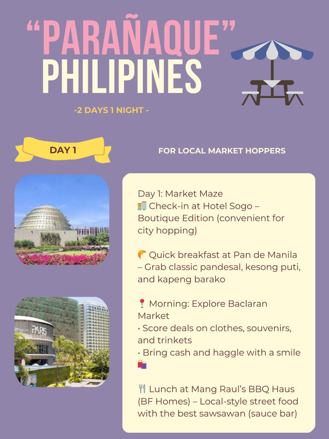 Parañaque for Local Market Hoppers & Bar