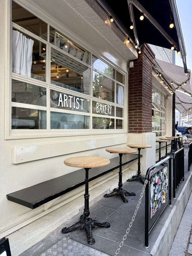 Spring Lunch on the Terrace at Artist Bakery in Seoul
