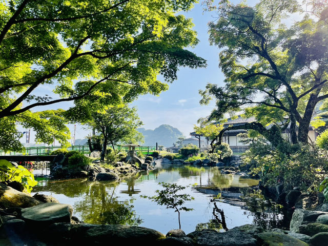 Surreal enchanted Sengan-En Japanese Gardens, Kagoshima 