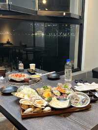 부산 해운대 오션뷰 조개구이 무한리필 맛집!