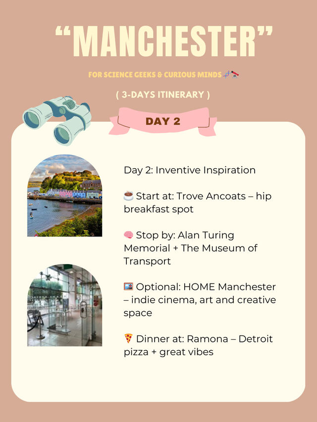 Manchester 3-days itinerary 💫