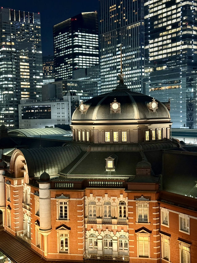 A Night Around Tokyo Station – Rooftop Views & Late-Night Bites