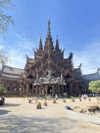全球最壯闊的木雕寺廟博物館「真理寺」🪵芭達雅必去景點！