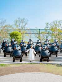 【まさかの無料】84体のくまモンに会える公園❤️🖤ˊ˗