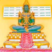 วัดบางเเพรกเหนือ สักการะพระเจดีย์บนอาคาร 5 ชั้น