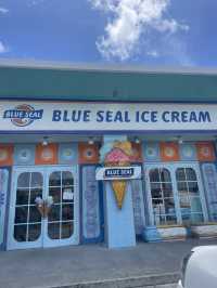 【宮古島　ポップで可愛い店内のアイス屋さん🍨】