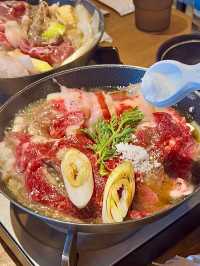 สุกี้ยากี้เนื้อวากิว เริ่ม 1,100¥ ใจกลางชินจูกุ