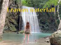 💧🏞️ น้ำตกเอราวัณ – สวรรค์กลางป่ากาญจนบุรี 