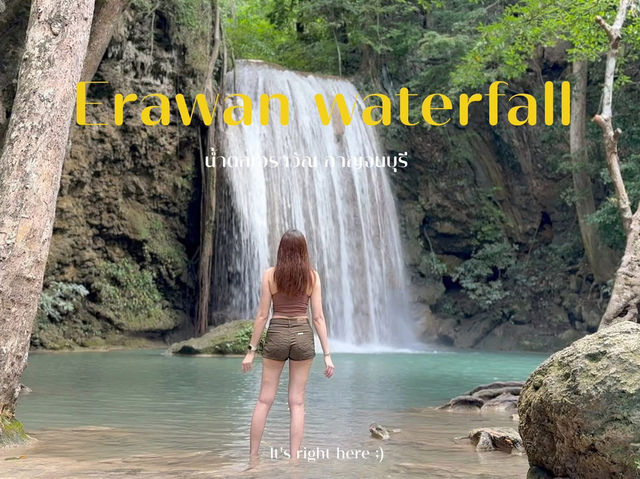 💧🏞️ น้ำตกเอราวัณ – สวรรค์กลางป่ากาญจนบุรี 