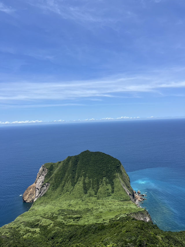 龜山島401高地｜一步一喘息，一眼萬年景