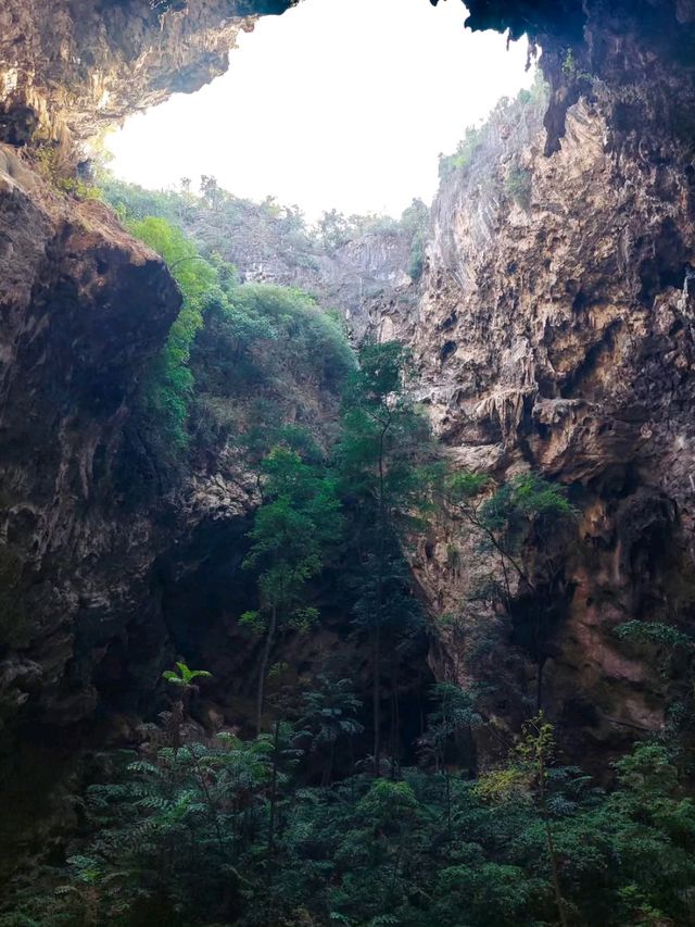 Secret Temple Vibes in a Giant Cave