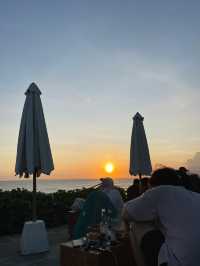 sunset at Luna Beach Club