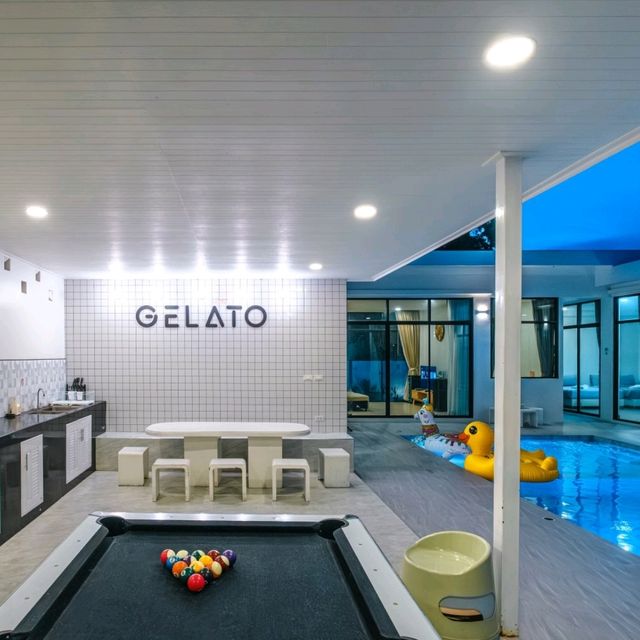 "Gelato Pool Villa" ที่พักสวย สะอาด ใกล้หาดชะอำ