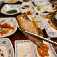 대전 도룡동 맛집)고기명작 엑스포점 - 롯데시티호텔 근처 고기집 / 흑돼지 삼겹살 맛집