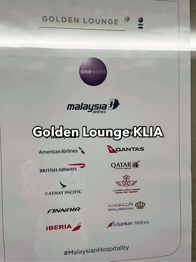 Golden Lounge Domestic at KLIA T1: Comfort and Class Before You Fly
