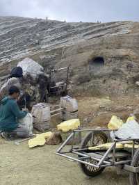 The Turquoise Crater Lake Above the Clouds