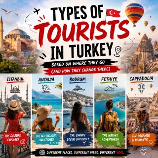 🇹🇷 トルコの観光客の種類 ― 行き先とそこでどのように変化するかに基づく分類