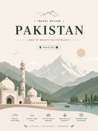 🏔️🕌🌿PAKISTAN 🇵🇰 5 Main Spots:

1. 🕌 Badshahi Mosque | Lahore — A large, ancient mosque notable for its Mughal architecture and red sandstone.
2. 🏔️ Hunza Valley | Gilgit-Baltistan — A valley nestled amidst high mountains, offering stunning views of villages and peaks, especially during autumn foliage.
3. 💙 Attabad Lake | Hunza — A turquoise lake surrounded by high mountains, perfect for boating and photography.
4. 🌿 Fairy Meadows | Gilgit-Baltistan — Mountain meadows with Nanga Parbat as a backdrop, one of the country's most iconic natural landscapes.
5. 🏰 Lahore Fort | Lahore — A historic Mughal fort filled with palaces, intricate decorations, and historical stories.

🍛 Food to try: Chicken Karahi, Biryani, Chapli Kebab, Nihari, and Seekh Kebab.

🎁 Souvenirs: Embroidery, wood carvings, leather goods, carpets, handicrafts, and tea.
