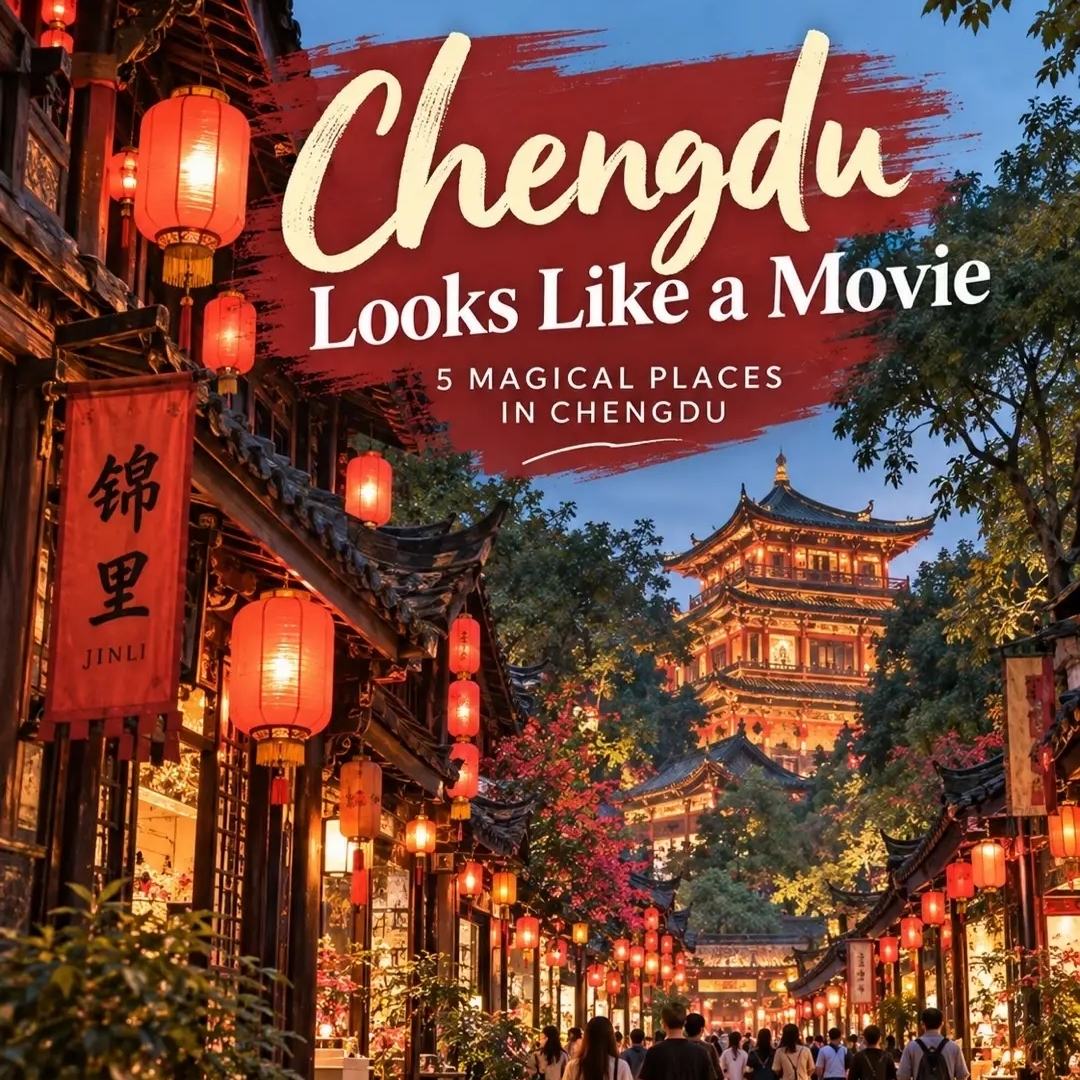 Chengdu in 1 Day: 5 Magical Spots for History, Food & Chill Vibes 🇨🇳✨