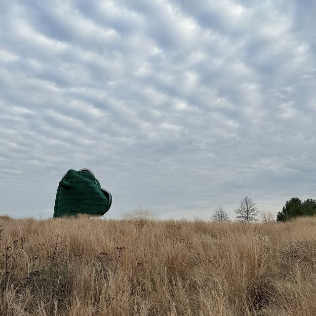 This museum blends, art, humanity and nature.
