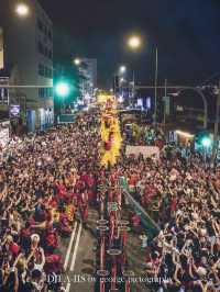 Energetic Chinese Lion Dance of CNY 2024