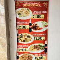 Great Chinese Food in Costa Rica 