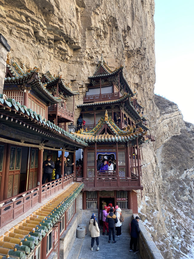 大年初二登臨懸空寺