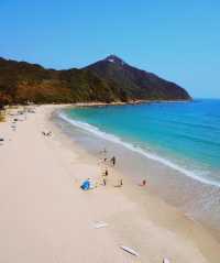 西涌沙灘 深圳最美最長的海灘