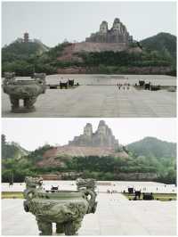 河南鄭州：炎黃二帝雕像