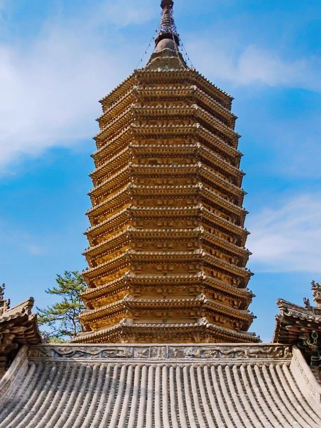 小城漫步｜位於太行山深處的靈丘古寺，發現悟空同款遼塔！