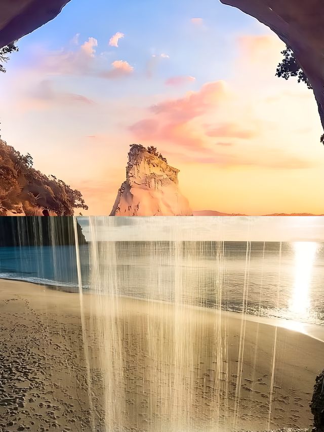 新西蘭秘境追蹤 | Cathedral Cove。