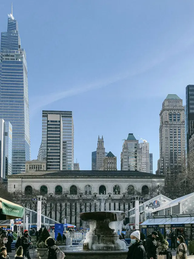 겨울 뉴욕 필수 코스 | 현지인 친구와 함께 스케이트 타기, 여기에 무료 스케이트장이 있어요!